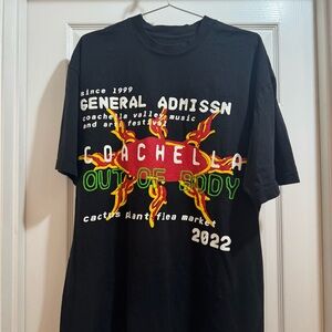 Cactus Plant Flea Market Black Coachella Graphic Tee